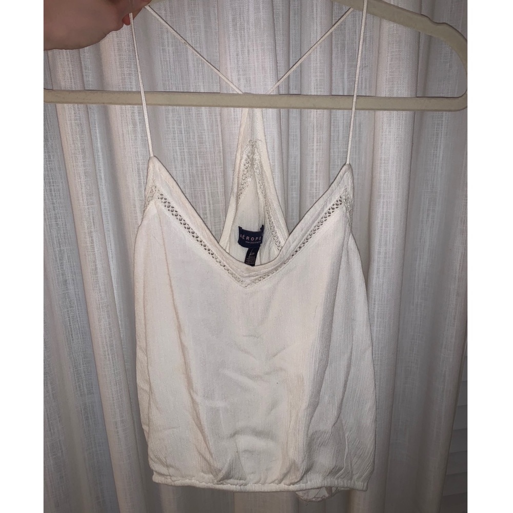 Aero cropped cinched tank